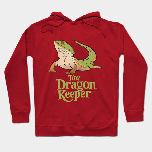 tiny dragon keeper Hoodie by alby store